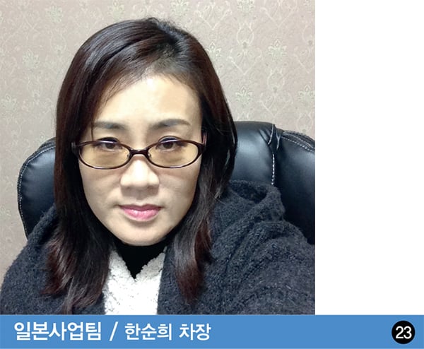 일본사업팀 한순희 차장